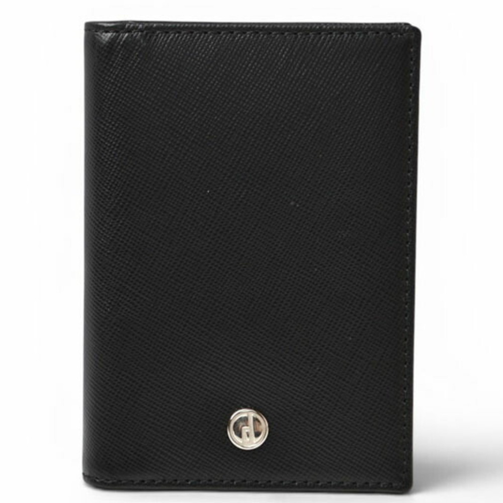 Dunhill Card Case/Business Holder, Men's, Black Leather